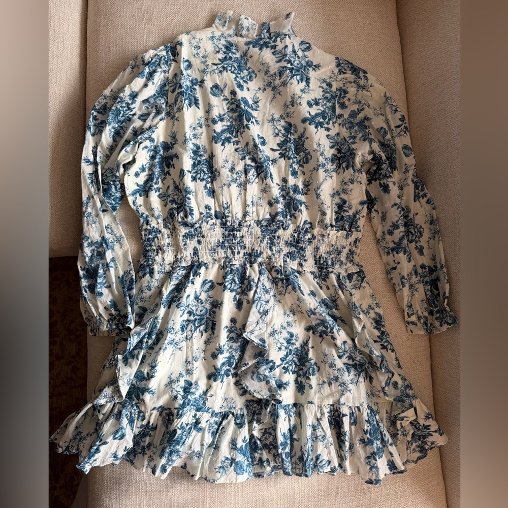 Gap x LoveShackFancy Blue and White Floral Dress - Picture 6 of 6